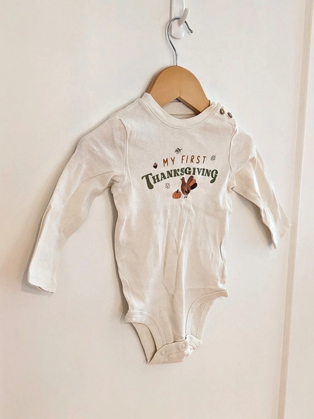 3/$10 💛 My First Thanksgiving Baby Bodysuit 9M